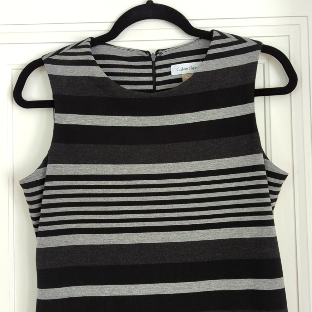 Calvin Klein striped dress size 8